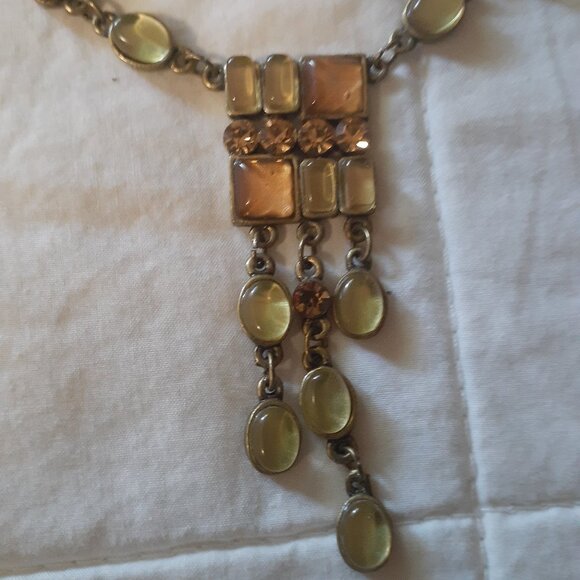 JS Necklace and Earring Set - Picture 2 of 5